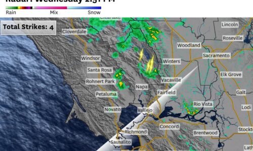 Bay Area rain chances increase from unusually wet spring system