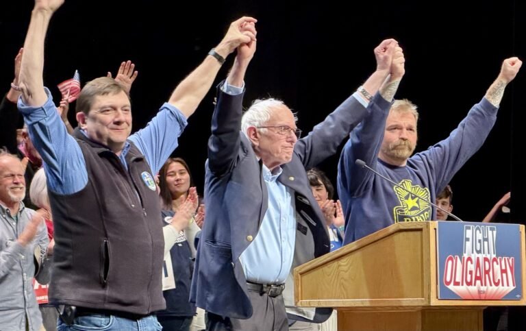 Bernie Sanders rallies progressives for Graham Platner and Troy Jackson in Orono