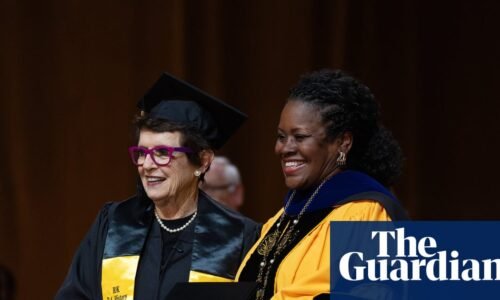 Billie Jean King graduates from college at age 82 after leaving for tennis: ‘Yeah baby, only 61 years!’ | US news