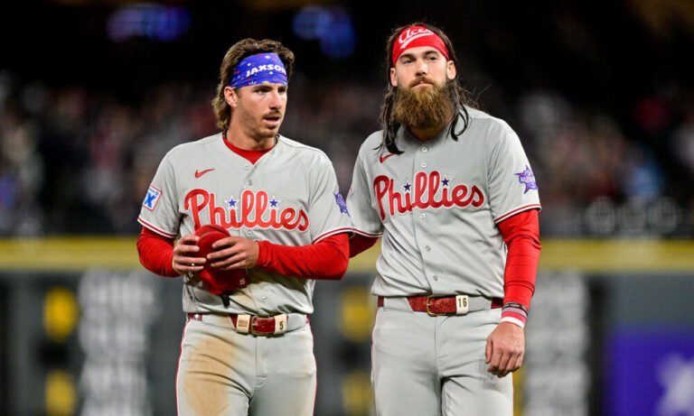 Brandon Marsh and Bryson Stott progressing against left-handed pitching as righties struggle to carry the load – Phillies Nation