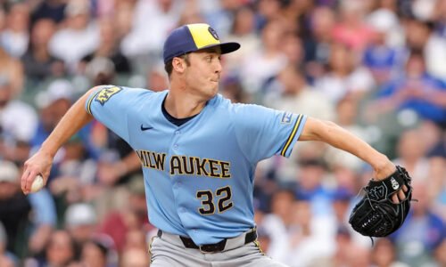 Brewers ace Jacob Misiorowski continues unprecedented run with 8 Ks in 6 scoreless innings vs. Cubs