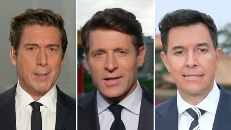 David Muir, Tony Dokoupil, Tom Llamas