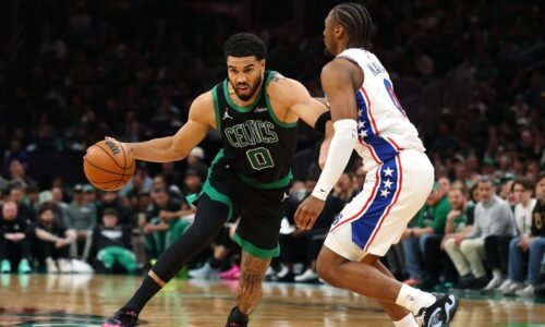 Celtics rule Jayson Tatum out for Game 7 with knee stiffness