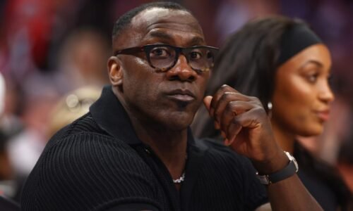 Jul 20, 2024; Phoenix, AZ, USA; Former NFL football player Shannon Sharpe in attendance of the WNBA All Star Game at Footprint Center. Mandatory Credit: Mark J. Rebilas-USA TODAY Sports