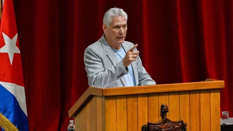 Cuba’s president warns of ‘bloodbath’ if US takes military action
