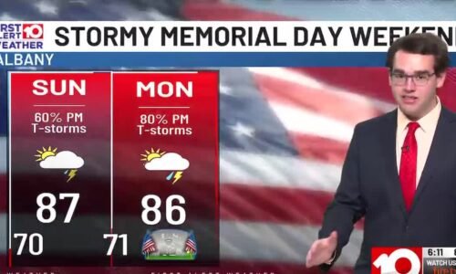 Daily Rounds of Storms Through Memorial Day Weekend