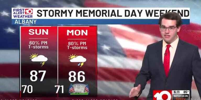 Daily Rounds of Storms Through Memorial Day Weekend