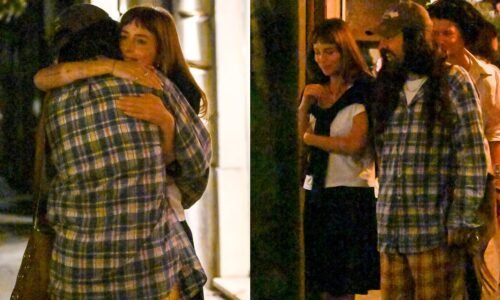 Dakota Johnson Shares Sweet Hug With Valentino Designer Alessandro Michele During Rome Dinner - Just Jared - Celebrity News and Gossip