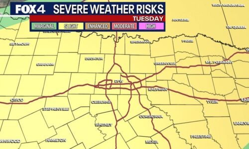 Dallas weather: Severe storms, large hail threaten DFW ahead of holiday weekend
