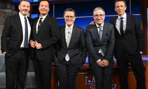 David Letterman, Stephen Colbert, Seth Myers
