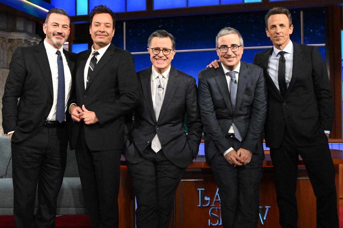 David Letterman, Stephen Colbert, Seth Myers