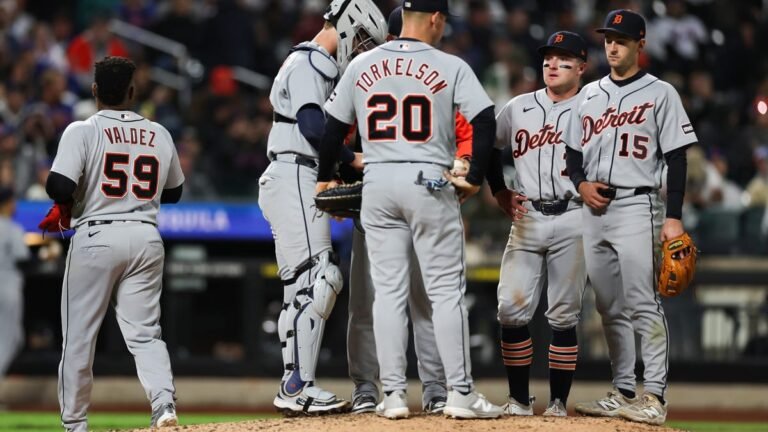 Detroit Tigers lost to the New York Mets, 3-2, in 10 innings
