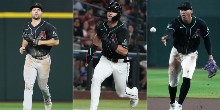 Diamondbacks deploy lineup with three rookies