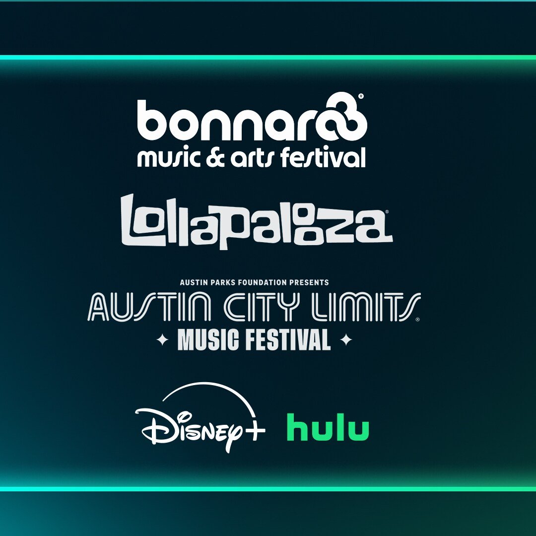 Disney+ Joins Hulu to Livestream Bonnaroo, Lollapalooza, and Austin City Limits Music Festivals Globally