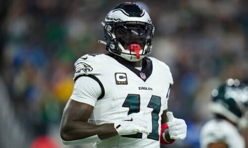 Eagles stars maintaining focus despite 'if' of A.J. Brown trade still lingering