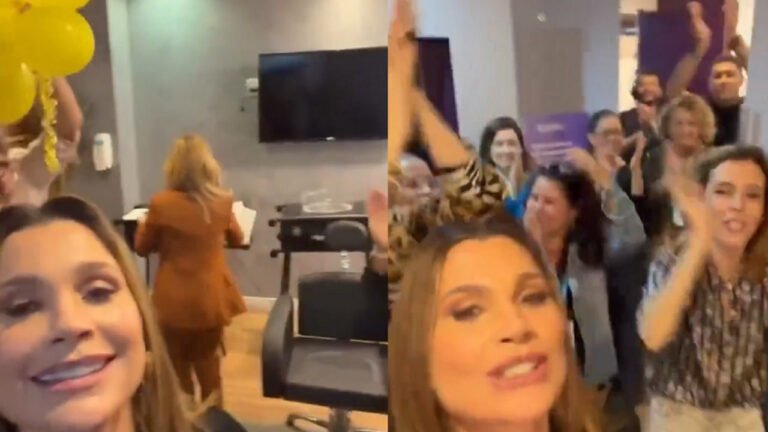 Elenco de Quem Ama Cuida aparece em bastidores festejando aniversários; vídeo
