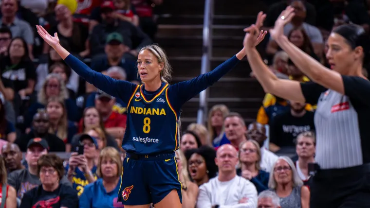 Fever's Sophie Cunningham is facing a negative shift this season image
