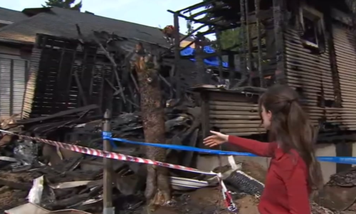 Fire destroys house, burns 3 firefighters and damages equipment in SE Portland