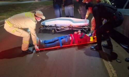 Fugindo da GM, homem se envolve em acidente de trânsito no Brasmadeira