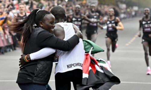 Grace Sugut, Eliud Kipchoge’s Wife, Runs Her First Marathon