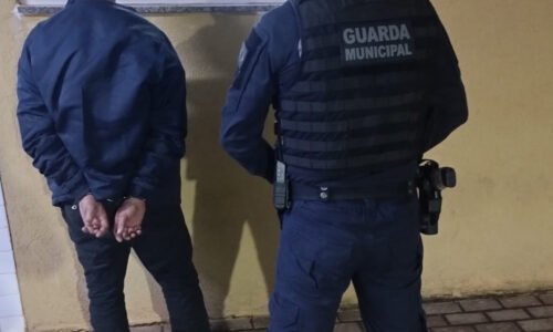Guarda Municipal cumpre mandado de prisão contra homem com histórico de furto, roubo e tráfico