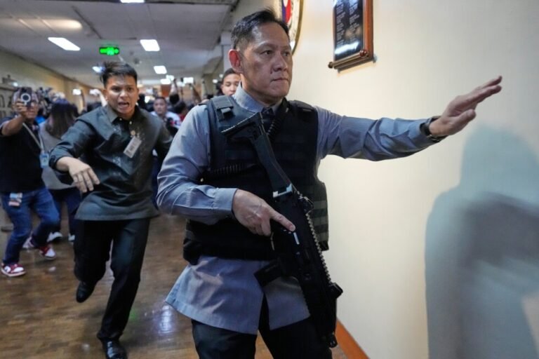 Gunfire breaks out in Philippine Senate