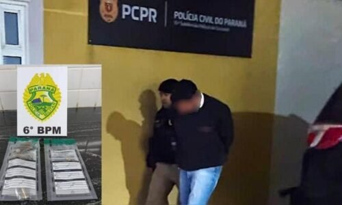 Homem é preso após efetuar disparos para o alto no Bairro Santa Felicidade em Cascavel