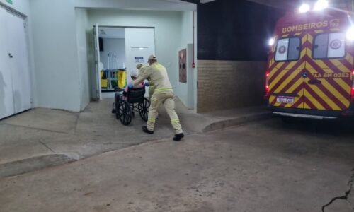 Homem fica ferido após queda em imóvel no Bairro Guarujá, em Cascavel