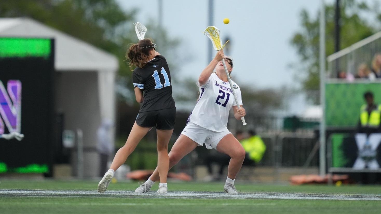 May 22, 2026, Evanston, IL: An NCAA Tournament Semifinal game between Northwestern Lacrosse and Johns Hopkins at Northwestern Medicine Field at Martin Stadium in Evanston, IL on Friday, May 22, 2026. (Photo by Ryan Kuttler/Northwestern Athletics)
