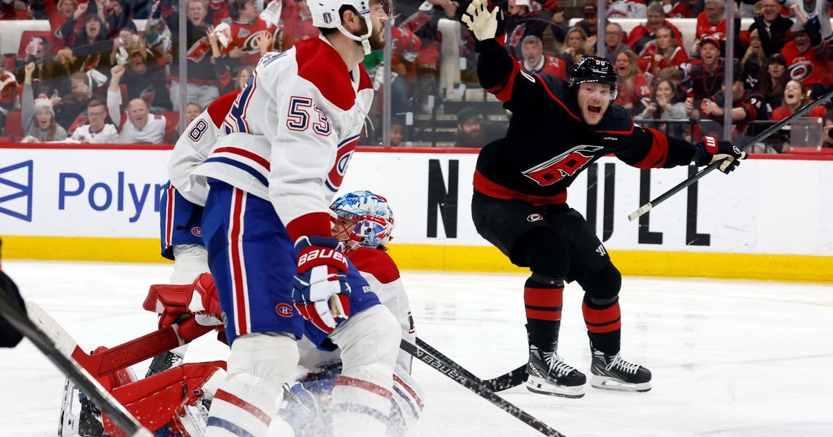 Hurricanes, Canadiens take 1-1 series in the Eastern Conference Final to Canada for Monday's Game 3 :: WRAL.com