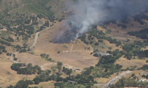 Jasper Fire near Calabasas in Los Angeles County burns 5 acres
