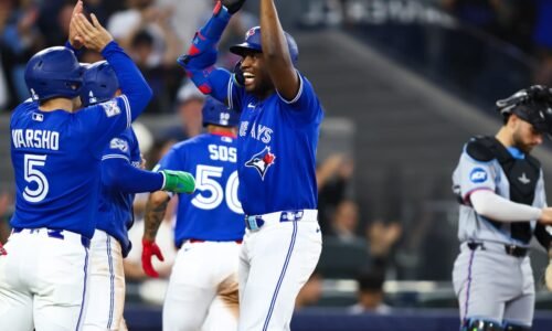 Jesús Sánchez hits first career grand slam in Blue Jays' win