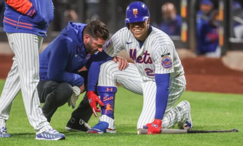 Juan Soto leaves Mets’ game early after fouling ball off lower leg