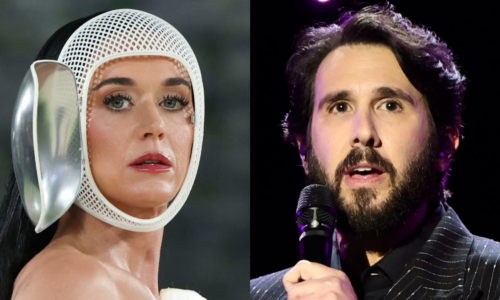 Katy Perry reacts to Josh Groban engagement with emotional video