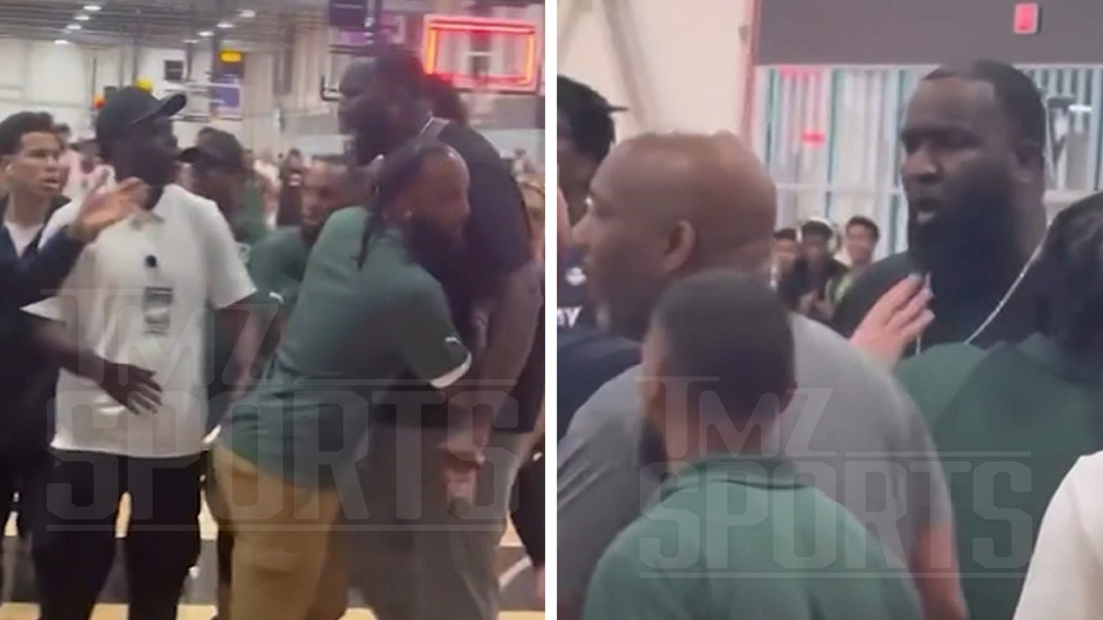 Kendrick Perkins Held Back In Heated Argument At Son's AAU Game