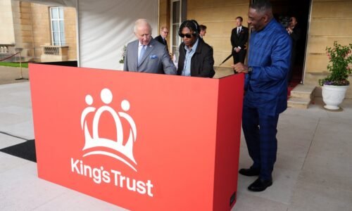 King Charles takes to the DJ decks with Idris Elba at Buckingham Palace garden party