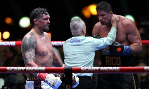 'Legitimately disgraceful': Oleksandr Usyk vs. Rico Verhoeven controversy sparks mass outrage after chaotic Egypt title fight