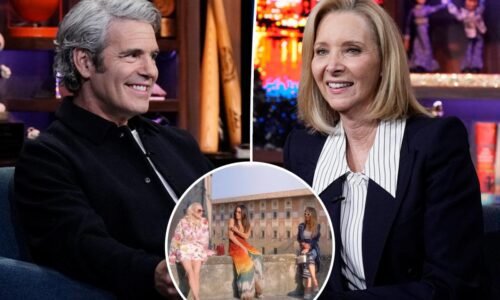 Lisa Kudrow calls out Andy Cohen for faked 'RHOBH' scene in awkward 'WWHL' moment