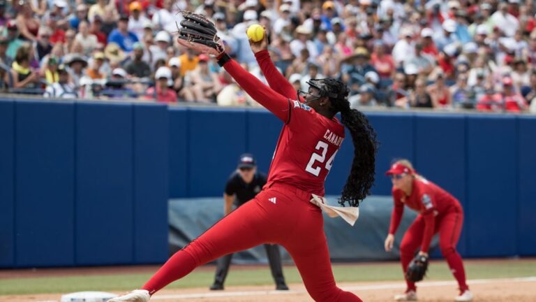 Live score updates for Texas Tech softball vs UCLA in Women's College World Series