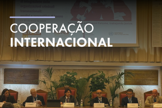 MPPR destaca cooperação internacional contra o crime organizado em evento na Itália