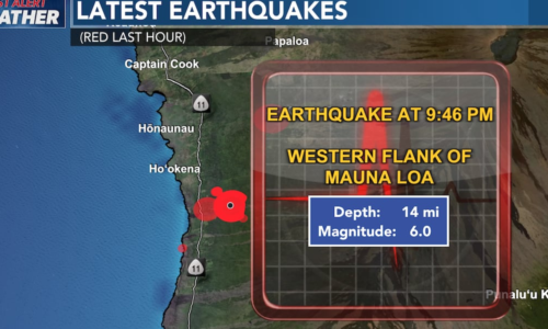 Magnitude 6.0 earthquake on Hawaii island shakes the state; no tsunami generated