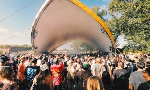The Making Time Forever festival in 2025. The electronic and live music festival returns to the site near Philadelphia International Airport from Sept. 18-20.