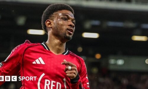 Manchester United winger Amad Diallo