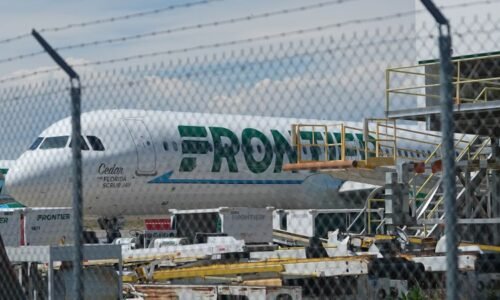 Man hit by Frontier Airlines plane taking off at Denver airport intended to kill himself, officials say