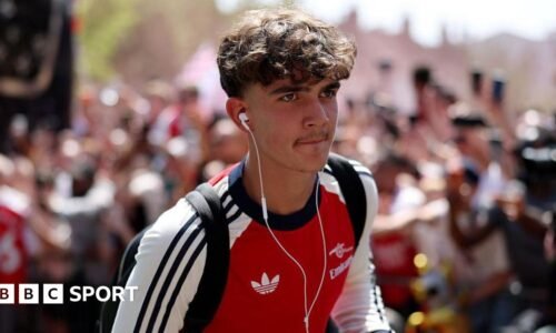 Max Dowman walks into Selhurst Park