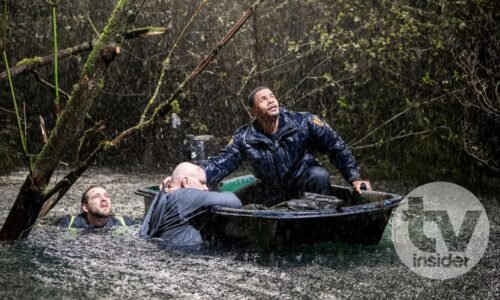 Max Thieriot as Bode Leone and Jordan Calloway as Jake Crawford — Behind the scenes of the 