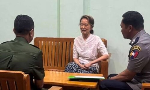 Myanmar’s detained former leader Aung San Suu Kyi moved to house arrest, military says