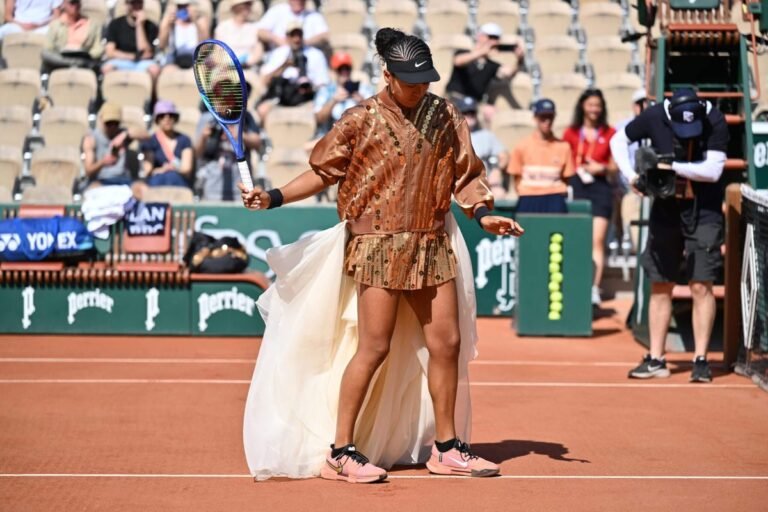 Naomi Osaka’s French Open outfits bring couture and tennis together in Paris