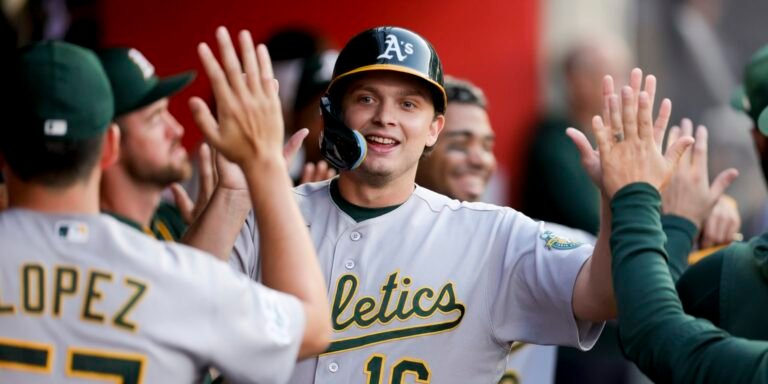 Nick Kurtz drives in 5 in big win for A's offense