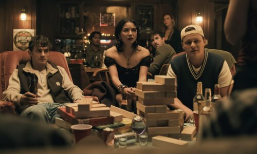 Michael Johnston stars as Bear, Megan Lawless as Sarah and Cooper Tomlinson as Ian in Obsession